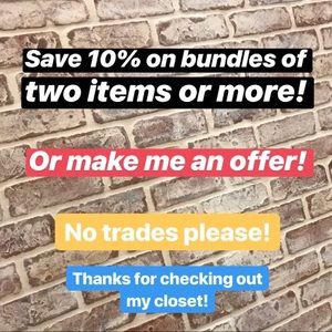 Bundle for discount! I accept offers!
